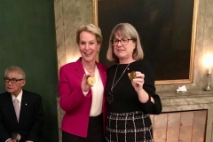 Frances with Donna Strickland