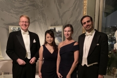 Stephan Hammer, Jenny Kan, Sabine Brinkmann-Chen, Javier Murciano Calles at the parallel banquet